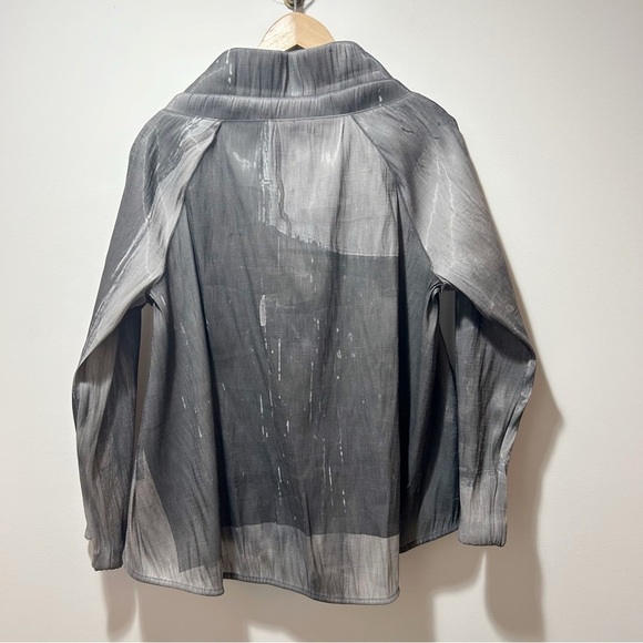 Annette Gortz Germany Dixi Jacket Size 42 Size Large Gray Color Check Minimalism - Picture 14 of 16